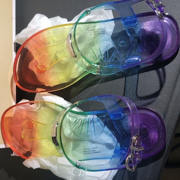 NWT IN BOX Little Girls Michael Kors Sandals - Picture 4 of 8